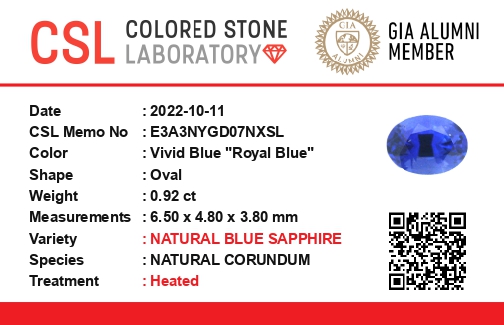 Blue Sapphire Gemstone BS2-0004 - Image 3