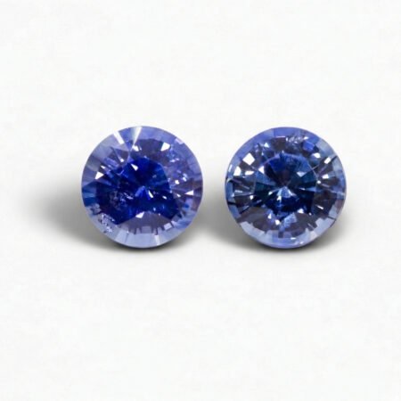 Ceylon Natural Blue Sapphire Pair (6.8mm)