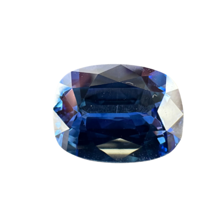 5.26 carats Ceylon Natural Blue Sapphire in Cushion Cut