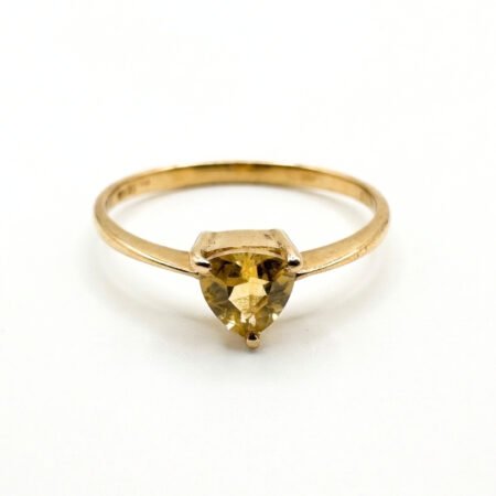 Yellow Sapphire Ring in 9K Yellow Gold